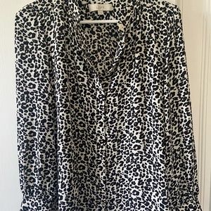 LOFT. Size S. Leopard print blouse